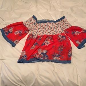 Off the Shoulder Summer Shirt